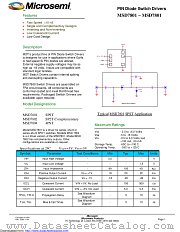 MSD7801 datasheet pdf Microsemi