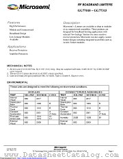 GG77311-04 datasheet pdf Microsemi
