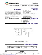 NX4108-15 datasheet pdf Microsemi
