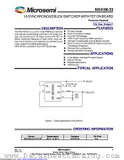 NX4108-33 datasheet pdf Microsemi