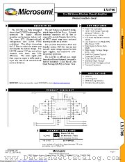 LX1708ILQ datasheet pdf Microsemi
