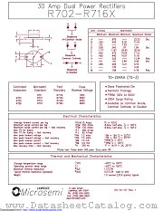 R716 datasheet pdf Microsemi