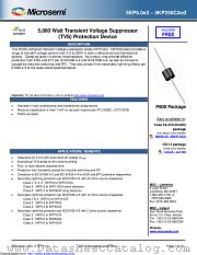 5KP7.0CAE3/TR13 datasheet pdf Microsemi