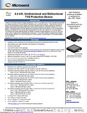 MPLAD6.5KP20CAE3 datasheet pdf Microsemi