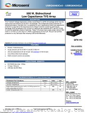 USBQ50405CE3/TR7 datasheet pdf Microsemi