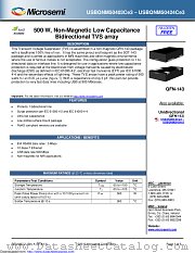 USBQNM50424CE3 datasheet pdf Microsemi