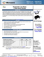 1PMT4130Ce3/TR7 datasheet pdf Microsemi