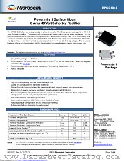 UPS840E3 datasheet pdf Microsemi