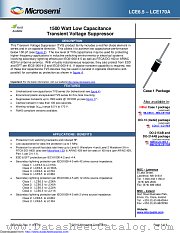 LCE110E3/TR13 datasheet pdf Microsemi