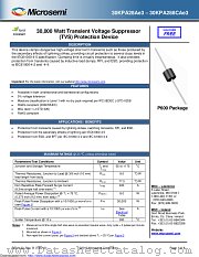 30KPA51Ce3/TR13 datasheet pdf Microsemi