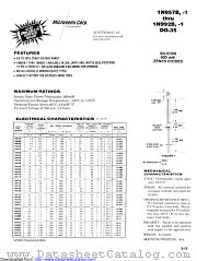 1N990BUR-1E3 datasheet pdf Microsemi