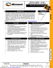 1N754 (DO-35) datasheet pdf Microsemi