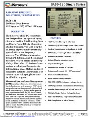 SA50-120-12S-B-T datasheet pdf Microsemi