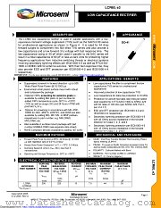 LCR60/TR12 datasheet pdf Microsemi