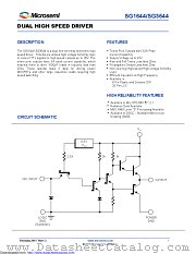 SG1644Y-DESC datasheet pdf Microsemi