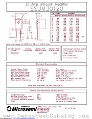 SSUM30120 datasheet pdf Microsemi