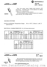 1N1321 datasheet pdf Motorola