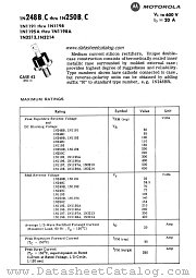 1N1195 datasheet pdf Motorola