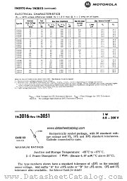 1N3050 datasheet pdf Motorola