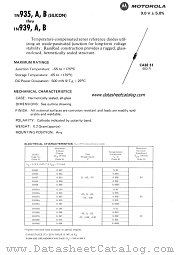 1N939B datasheet pdf Motorola