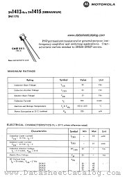 2N1413 datasheet pdf Motorola