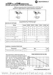 2N1539A datasheet pdf Motorola