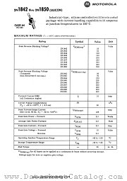 2N1842 datasheet pdf Motorola