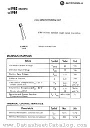 2N1984 datasheet pdf Motorola