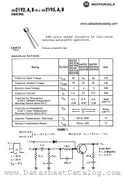 2N2194 datasheet pdf Motorola