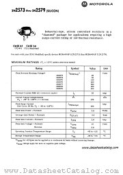 2N2573 datasheet pdf Motorola