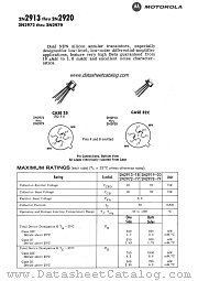 2N2974 datasheet pdf Motorola