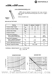 2N3507 datasheet pdf Motorola