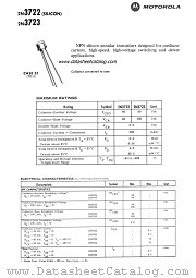 2N3723 datasheet pdf Motorola