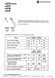 2N3734 datasheet pdf Motorola