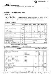 2N378 datasheet pdf Motorola