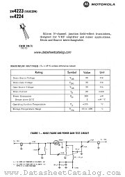 2N4223 datasheet pdf Motorola