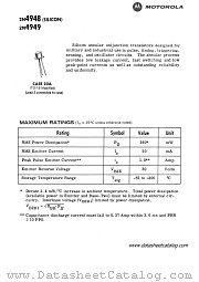 2N4948 datasheet pdf Motorola