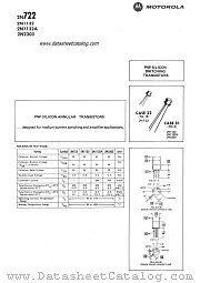 2N722 datasheet pdf Motorola