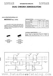 MC1325L datasheet pdf Motorola