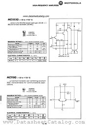 MC1553G datasheet pdf Motorola