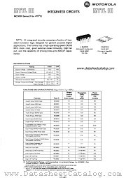 MC3001 datasheet pdf Motorola