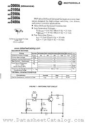 MP2200A datasheet pdf Motorola