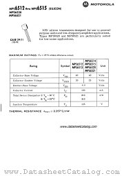 MPS6512 datasheet pdf Motorola
