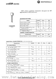 MPS6539 datasheet pdf Motorola