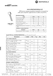 MPS6571 datasheet pdf Motorola