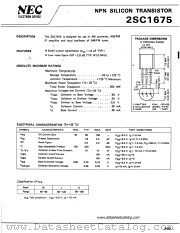 2SC1675 datasheet pdf NEC