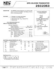 2SC2353 datasheet pdf NEC