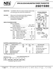 2SD1590 datasheet pdf NEC