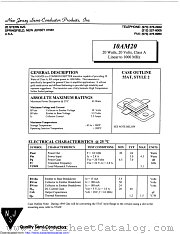 10AM20 datasheet pdf New Jersey Semiconductor