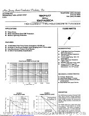 15KPA240CA datasheet pdf New Jersey Semiconductor